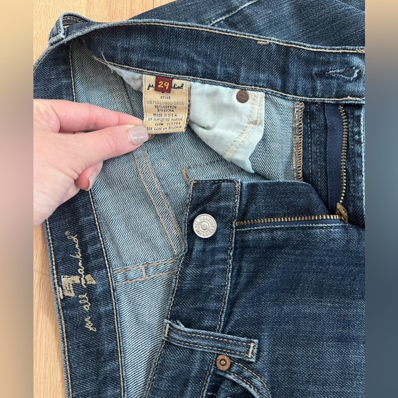7 For All Mankind BootCut Size 29.  U075080u-080u - Picture 7 of 7